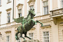 Pegasus sculpture in Mirabell Gardens in Salzburg, Austria