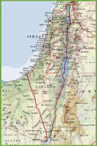 Израел-карта